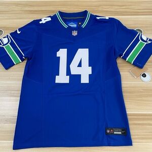 😇Dk Metcalf Royal Throwback #14 Jersey😳